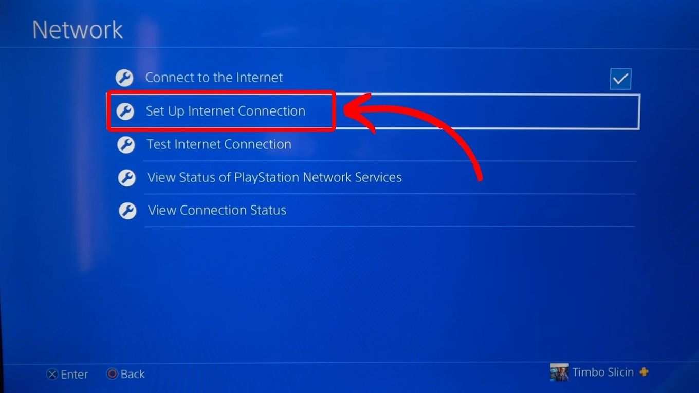 Set Up Your Internet Connection on PS4