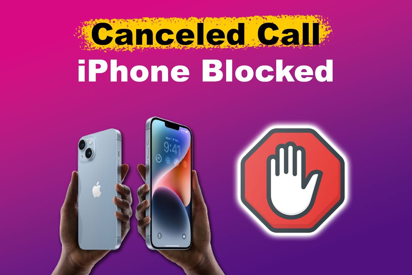Cancelled Call iPhone Blocked