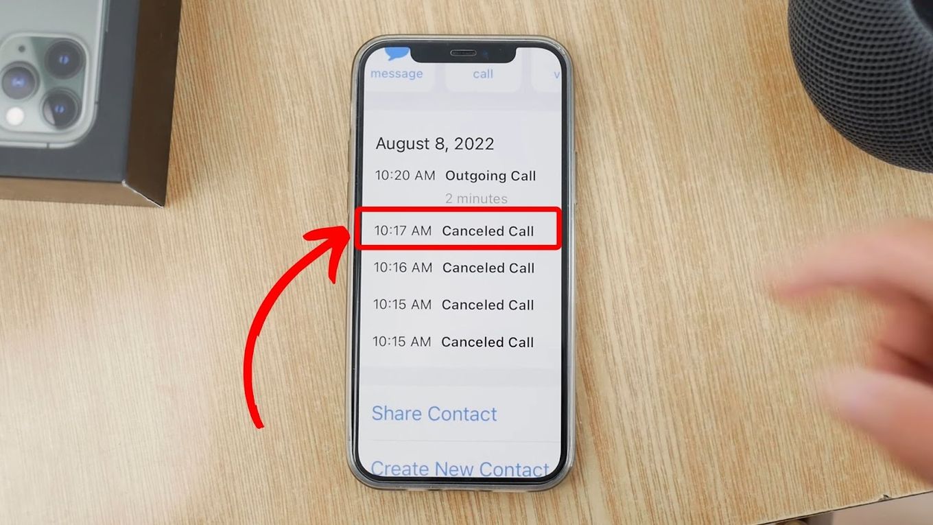 Cancelled Call iPhone Meaning