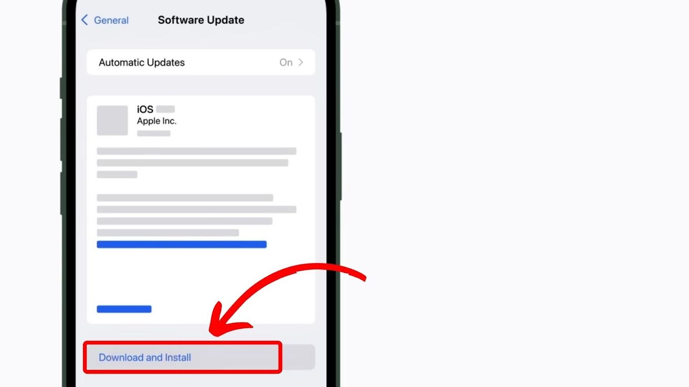Install Software Update - Fix cancelled Call iPhone