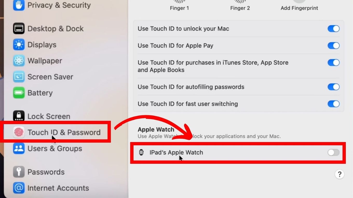 How to Enable Unlocking With Apple Watch on Mac