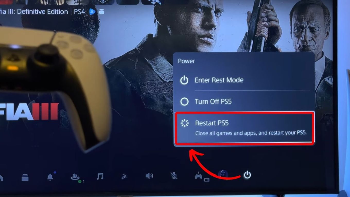 How to Restart PS5