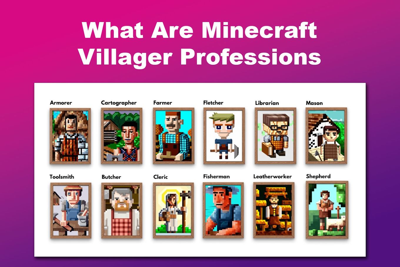 What Are Minecraft Villager Professions