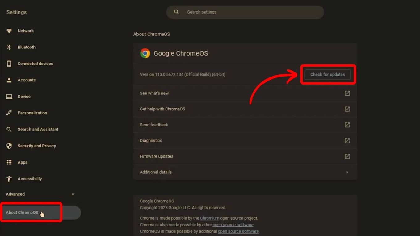 Check Updates Fix Chromebook Keeps Disconnecting Wi-Fi