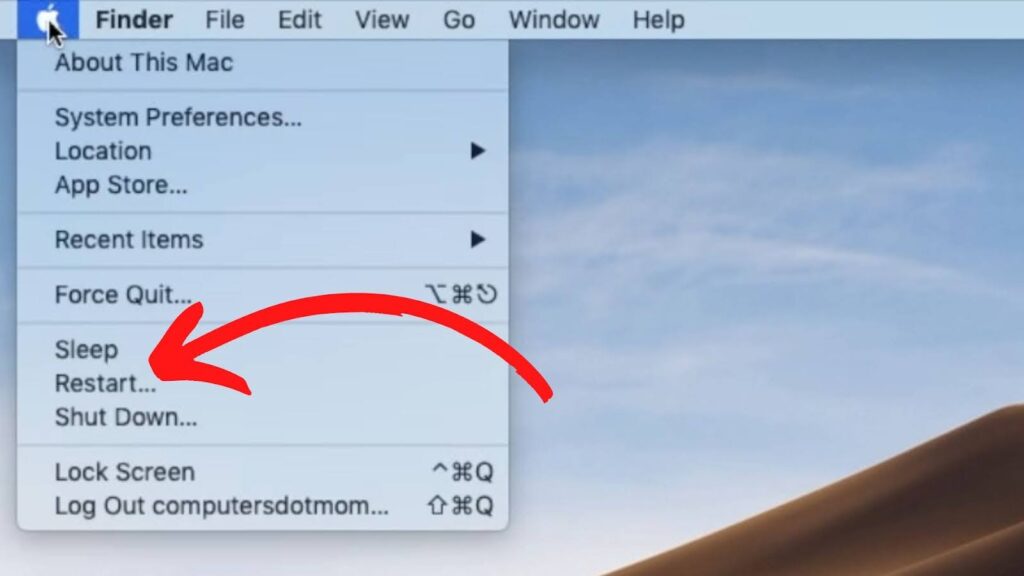 Restart a Mac That'a Stuck on Checking for Update