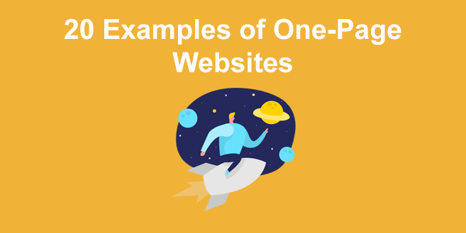 20 Examples of One-Page Websites