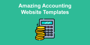 accounting website templates share