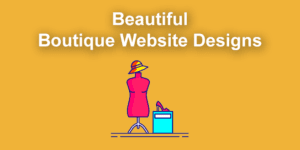 boutique website designs share