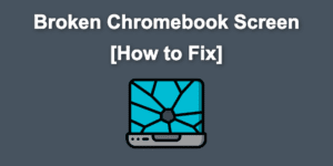 broken chromebook screen share