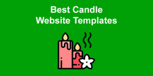 candle website templates share