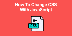 change css javascript share