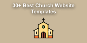 church website templates share