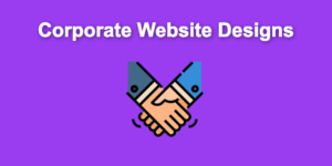 corporate web design share