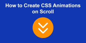 css animation scroll share