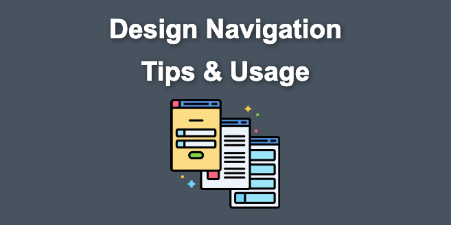 Design Navigation For Websites [Principles & Usage]