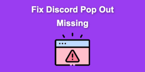 discord pop out missing share