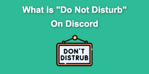 do not disturb discord share