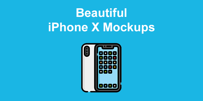 25+ Most Beautiful iPhone X Mockups in [PSD]