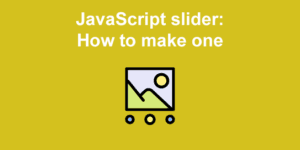 javascript slider how to build one big