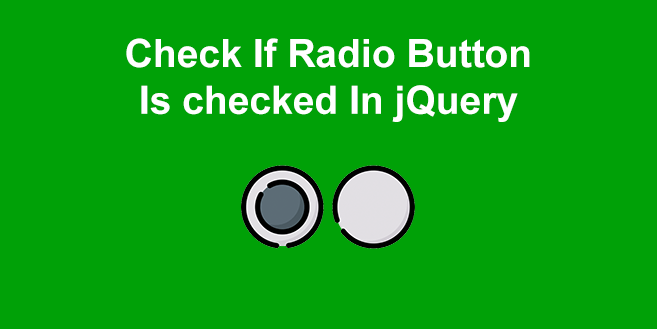 Check If Radio Button Is Checked In jQuery [With Examples]