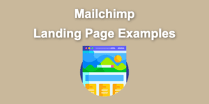 mailchimp landing pages share