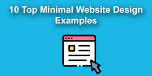 minimal website design share