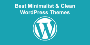 minimalist wordpress themes share