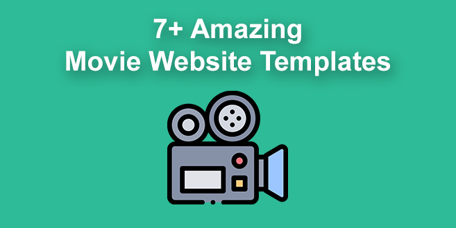 7+ Amazing Movie Website Templates