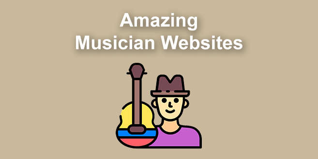 15+ Amazing Musician Websites [Examples You’ll love]