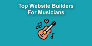 musicians website builder share
