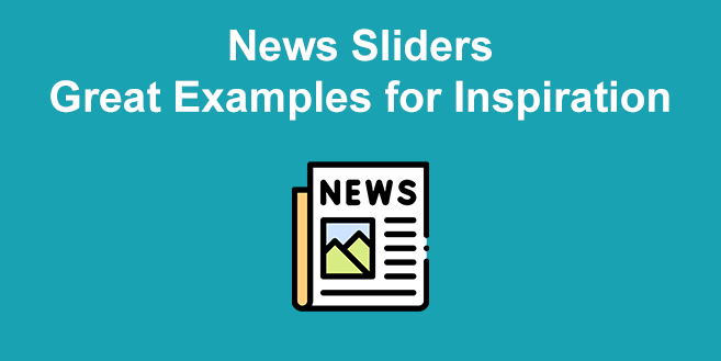 10 News Slider Examples for Inspiration