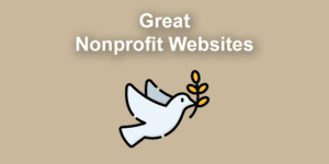 nonprofit websites share