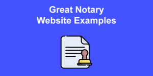 notary website examples share