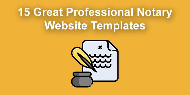 15 Great Professional Notary Website Templates [Free & Paid]