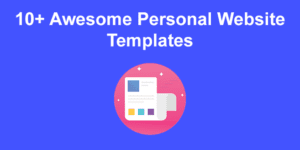 10 Awesome Personal Website Templates personal website templates share