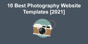 photography website templates share