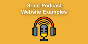 podcast website examples share