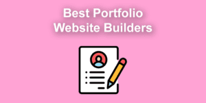 portfolio website builders share