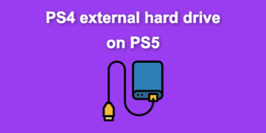 ps4 external hard drive ps5 share