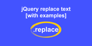 replace text jquery share