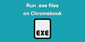 run exe chromebook share