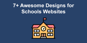 schools websites design share