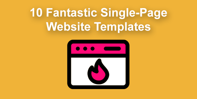 10 Fantastic Single-Page Website Templates