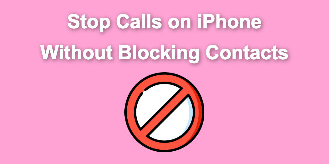 5 Ways to Stop Calls on iPhone [Without Blocking Contact]