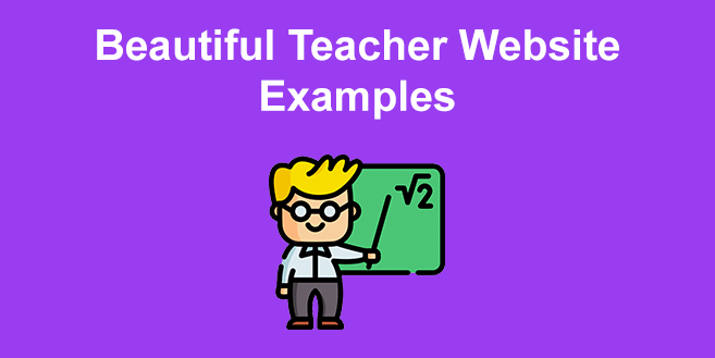 20 Beautiful Teacher Website Examples [Get inspired]