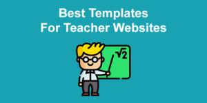 teacher website templates share