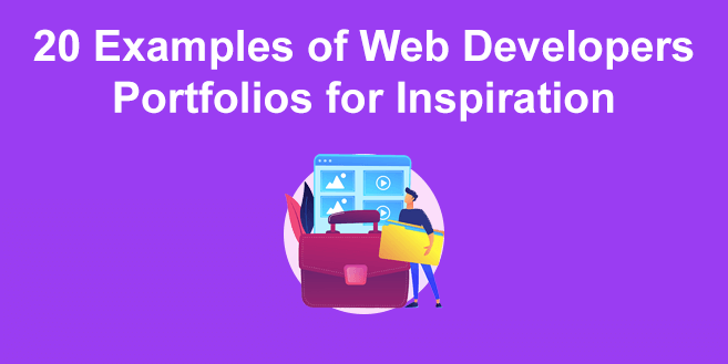 25 Web Developer Portfolio Examples from Top Developers