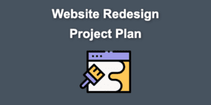 website redesign project plan share