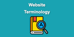 website terminology share