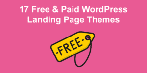 wordpress landing page themes share
